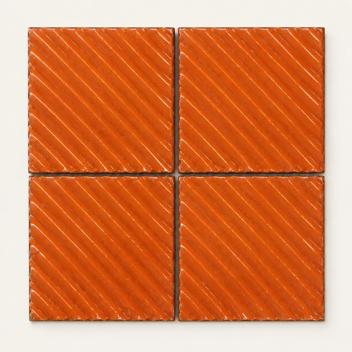 Estriado / Liso Terracota